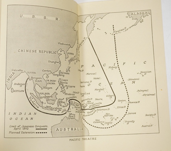 Fine binding - Churchill, Winston - The Second World War, Volume IV - The Hinge of Fate, 8vo, blue morocco gilt by Zaehnsdoorf, retailed by Hatchards, with folding maps, spine sunned, Cassell & Co. Ltd., London, etc., 19